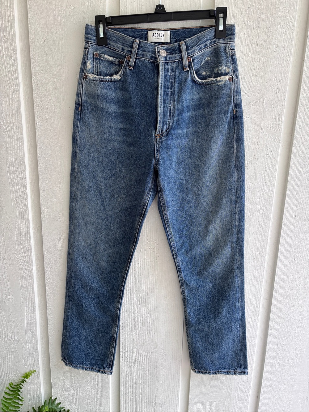 Agolde RILEY Women’s Slim Straight Jeans